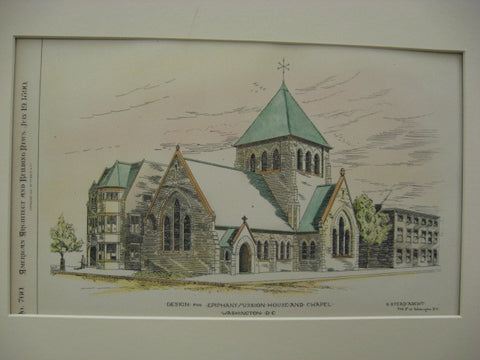 Epiphany Mission House, Washington, DC, 1890, R. Stead