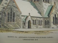 Epiphany Mission House, Washington, DC, 1890, R. Stead