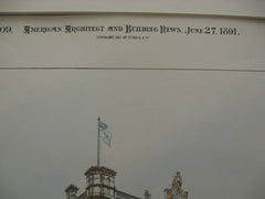 Board of Water Offices, Sydney, AUS, 1891, Unknown