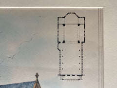 Bishop Cummings Memorial Church Baltimore, MD 1878. Original Plan. Charles E. Cassell.