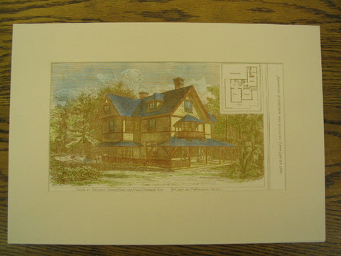 House for Chas. Storrow, E, Beverly Farms, MA, 1876, E.C. Cabot and F.W. Chandler