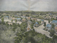 Birds Eye View of Huntington Park, Huntington Park, CA, 1890, H. Langford Warren