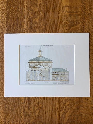 First Presbyterian Church, Chattanooga, TN, 1909, McKim, Mead & White, Original