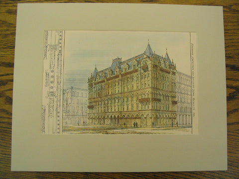 Competitive Design for Rutter Estate, Chicago, IL, 1876, Fehmer