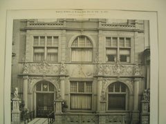 Lower Stories of Apartment House No. 615 on Fifth Avenue, New York, NY, 1900, R. W. Gibson