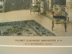 Calumet Club-House, Manchester, NH, 1896, W. H. Butterworth