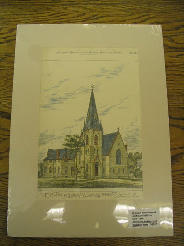 Methodist Episcopal Church , Lodi, NY, 1882, W.H. Hayes