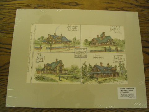 Sketches for Small Country Houses, NY, 1879, Howard Walker