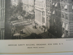 American Surety Building on Broadway, New York, NY, 1896, Bruce Price