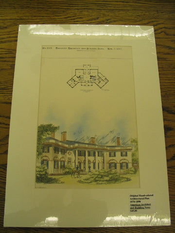 House for Mr. Oliver Prescott, Jr., Dartmouth, MA, 1897, William G. Rantoul