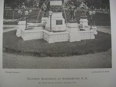 Soldiers' Monument, Manchester, NH, 1879, George Keller