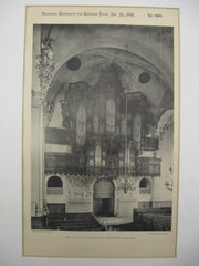 Frelserkirche Organ, Copenhagen, Denmark, EUR, 1897, Neumann and Company