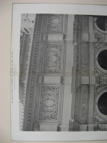 Detail of the New York Clearing-House, New York, NY, 1896, R. W. Gibson