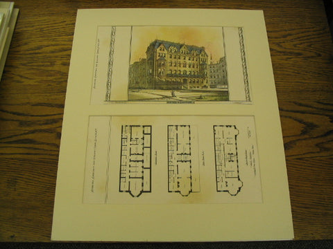 Hotel Kempton, Boston, MA, 1877, Cummings & Sears