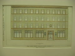 Proposed Building for the Young Women's Christian Association, Rochester, NY, 1898, George T. Otis