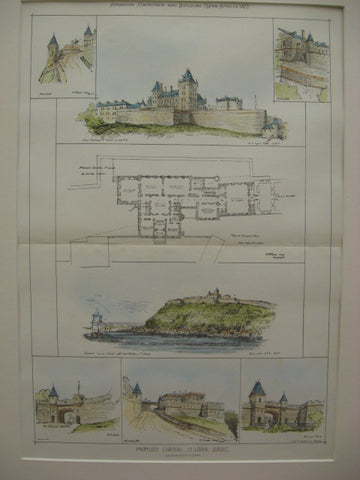 Proposed Chateau, St. Louis, CAN, 1877, W. H. Lynn