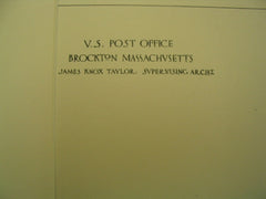 U. S. Post Office, Brockton, MA, 1898, James Knox Taylor
