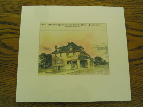 Residence of W.S. Not, Minneapolis, MN, 1897, Long & Kees