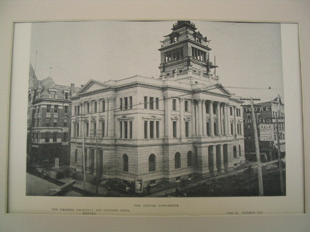 Denver Post-Office, Denver, CO, 1891