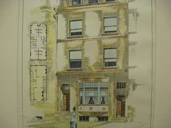 House for W. B. Parker on Marlboro St., Boston, MA, 1886, Hartwell and Richardson