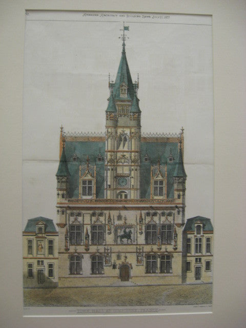 Town Hall, Compiegne, France, EUR, 1877, Unknown