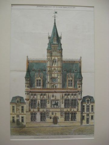 Town Hall, Compiegne, France, EUR, 1877, Unknown