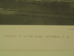 Church of Notre Dame, Montreal, CAN, 1888