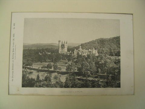 Balmoral Castle, Aberdeenshire, Scotland, UK, 1887