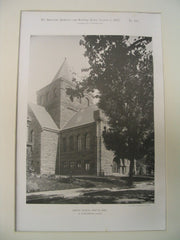 Baptist Church, Newton, MA, 1887, H.H. Richardson