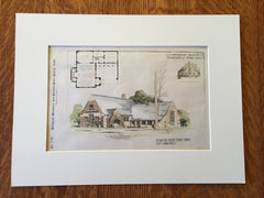 Presbyterian Church, East Minneapolis, MN, 1890, Original, Hand Colored