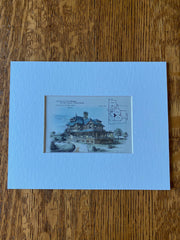Mrs. Edward Trothingham Cottage, North Andover, MA, 1878, Original Hand Colored -