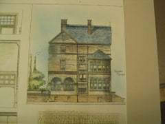 Christ Church Orphanage, Baltimore, MD, 1882, Wyatt and Sperry