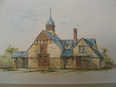 Stable of Francis H. Slade, Long Island, NY, 1884, H. M. Congdon