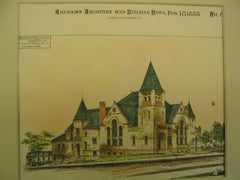 First Congregational Church, Appleton, WI, 1888, Warren H. Hayes