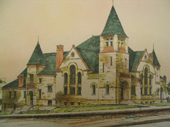 First Congregational Church, Appleton, WI, 1888, Warren H. Hayes