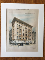 Store, Shreve Crump Low, Tremont & West Sts., Boston, MA, 1890, Original x