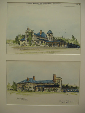 Knollwood Cemetery Station and Administrative Building, Sharon/Canton, MA, 1898