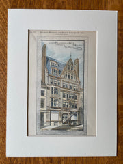 Liverpool London & Globe Insurance, Boston, MA, 1882, Original Hand Colored -