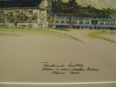 Knollwood Cemetery Station and Administrative Building, Sharon/Canton, MA, 1898