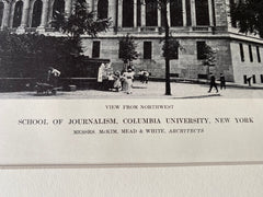 School of Journalism, Columbia University, New York, 1913. McKim, Mead & White
