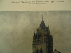 The New Grace Chapel and Mission Buildings, New York, NY, 1896, Barney and Chapman,