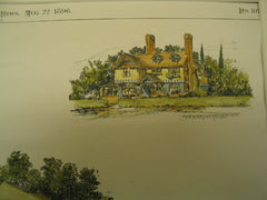 Five houses in Brookline, Milton and Newton Centre, Milton, MA, 1896, J. A. Scweinfurth