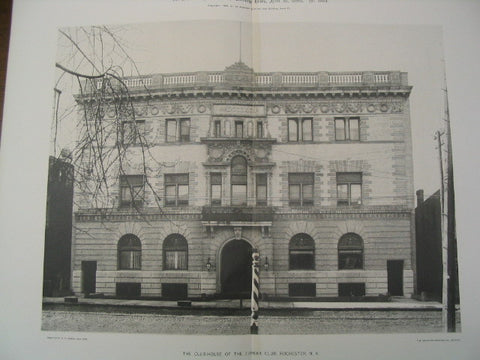 The Club-House of the Eureka Club, Rochester, NY, 1898, Nolan, Nolan and Stern