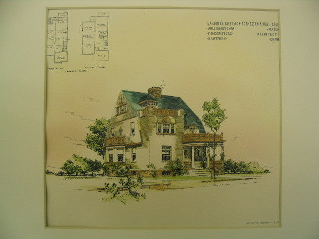 Gardener's Cottage for Ezra R. Vail, Williamstown, MA, 1894, F. R. Comstock