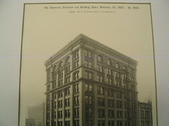 Dearborn Building, Chicago, IL, 1897, Jenny and Mundie