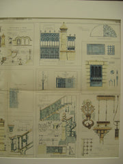 Designs in Iron for the American Architect Competition, 1882