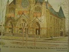 First M. E. Church , Wilkes-Barre, PA, 1888, Bruce Price