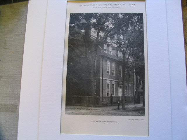 Warner House, Portsmouth, NH, 1894