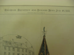 Building for J. A. Preston on Summer St., Boston, MA, 1881, Kirby and Lewis