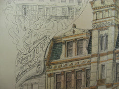 Building for J. A. Preston on Summer St., Boston, MA, 1881, Kirby and Lewis